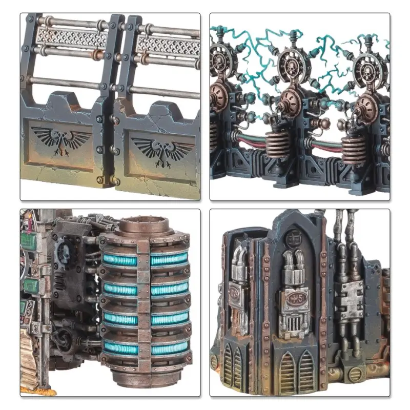 Set battlezone combat patrol battlezone terrain, warhammer 40k, games workshop, model 73-401